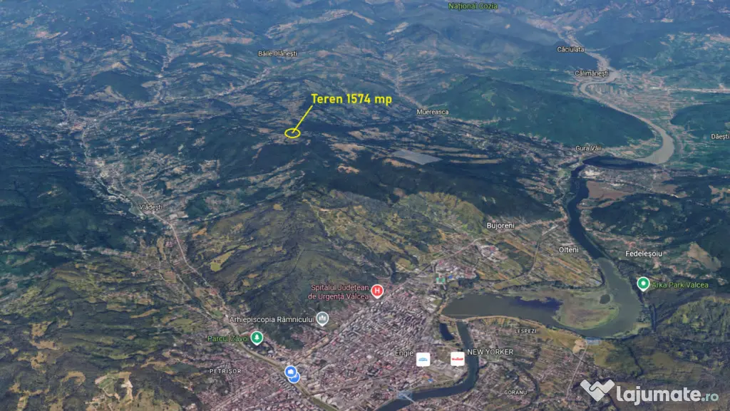 TEREN 5274 MP, CADRU NATURAL MINUNAT - Vladesti (Valcea)