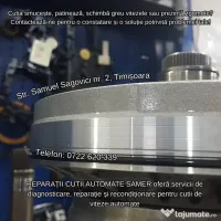 REPARAȚII CUTII DE VITEZE AUTOMATE SAMER – TIMIȘOARA 