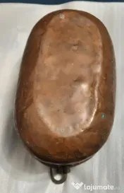 Cazan cratita ovala de cupru 24 cm. lungime 