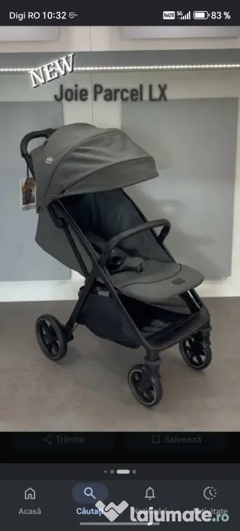 Cărucior copii Joie Parcel LX Nou