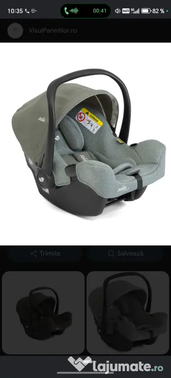 Cărucior copii Joie Parcel LX Nou