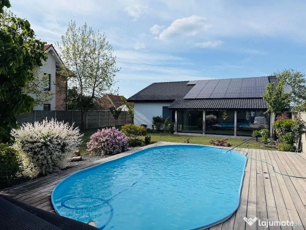 Casa individuala in Sacalaz | Piscina | Garaj | Teren 1000 m - Sacalaz (Timis)