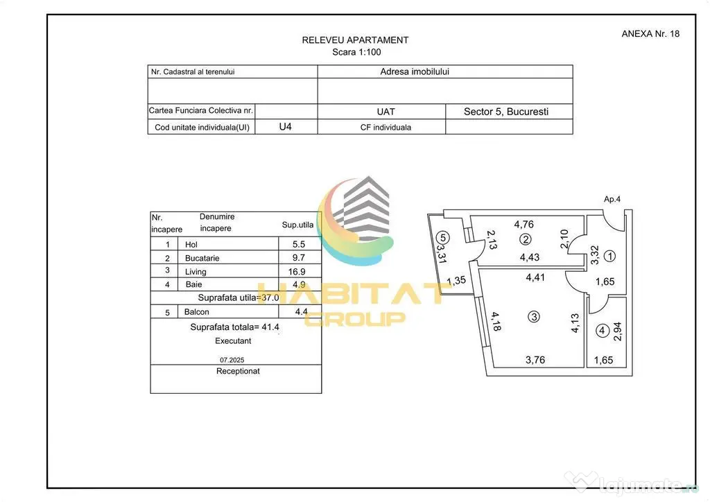 Vanzare garsoniera Prelungirea Ferentari etaj 1 finisata - Bucuresti (Bucuresti-Ilfov)