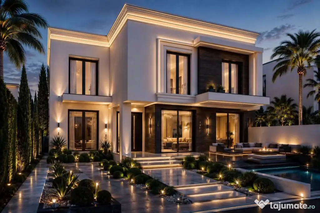 Vilă de lux în zona Selgros Craiova, teren 500 mp, parcare - Craiova (Dolj)