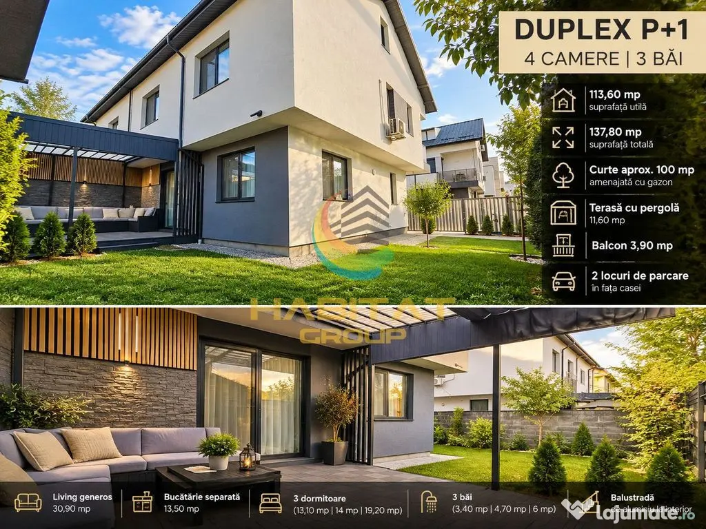 Vânzare Duplex 138 mp - Popești Leordeni / Rasaritului - Popesti Leordeni (Bucuresti-Ilfov)