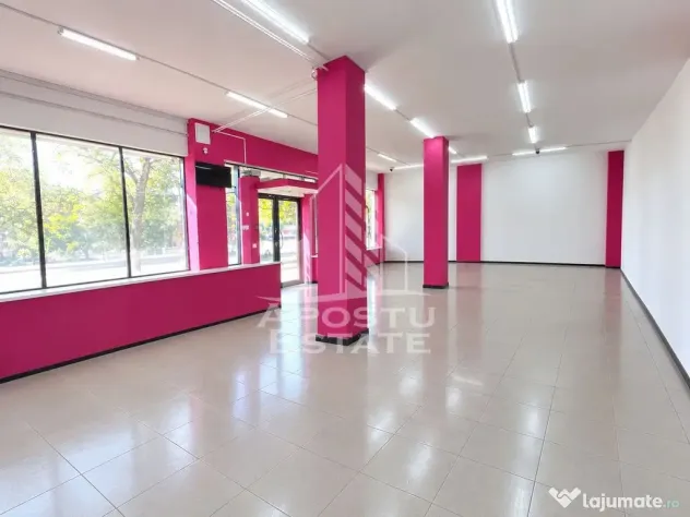 Spatiu comercial stradal de inchiriat, 102 mp, Zona Lipovei - Timisoara (Timis)