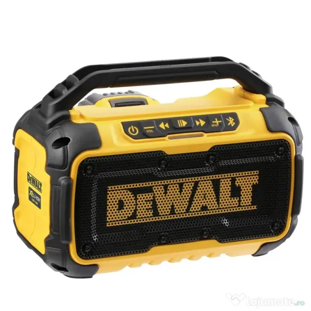 Boxa portabila Bluetooth DeWALT DCR011, 18V XR si FLEXVOLT, 10W, NOU