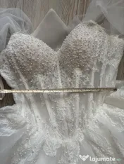 Rochie de mireasă tip Prințesă, mărimea S (36), achiziție Karmas Bacău