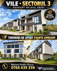 Vilă duplex 4 camere, ultrafinisată, în București, zona Splaiul Unirii 