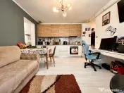 Apartament 3 camere, open-space, 50 mp utili, parter -Giroc 