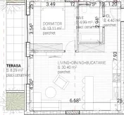 Apartament 2 camere | 53 mp utili + terasă | Etaj retras | 