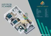 Pallady 3 camere decomandat 84 mp ideal familie