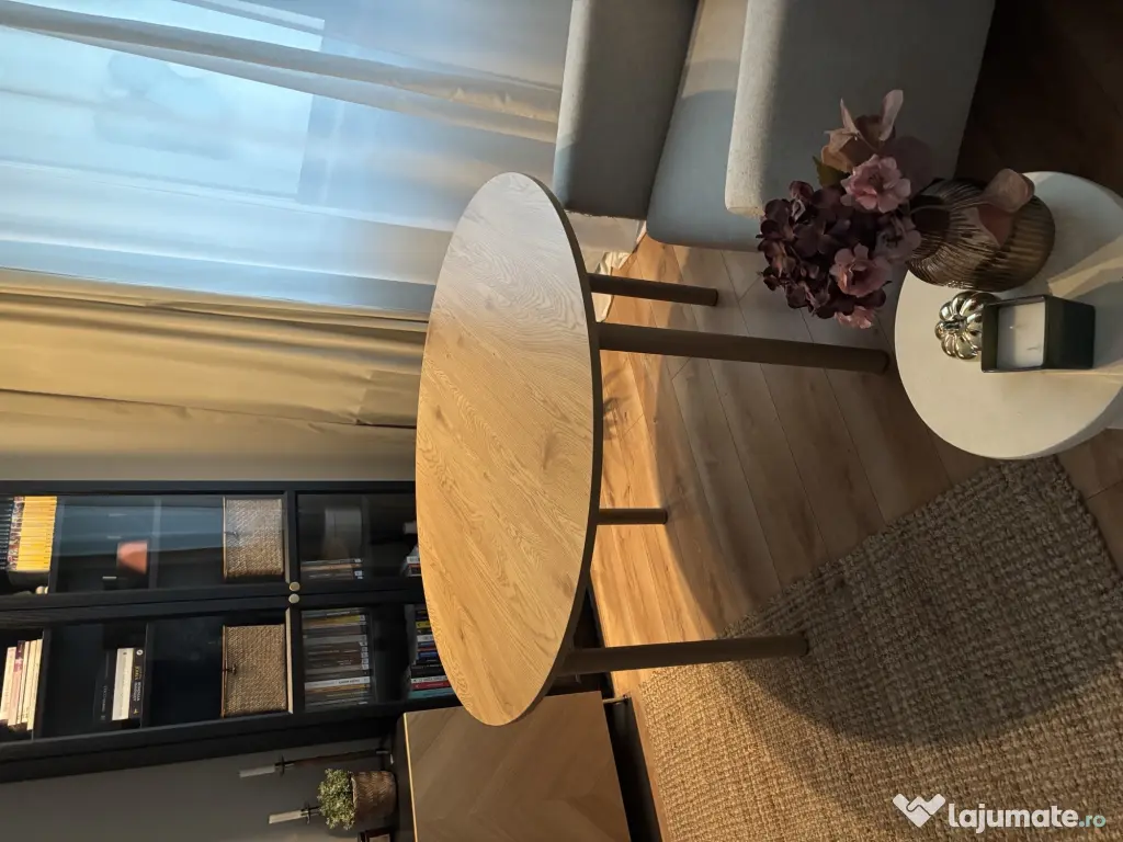 Masa dining rotunda 120 cm
