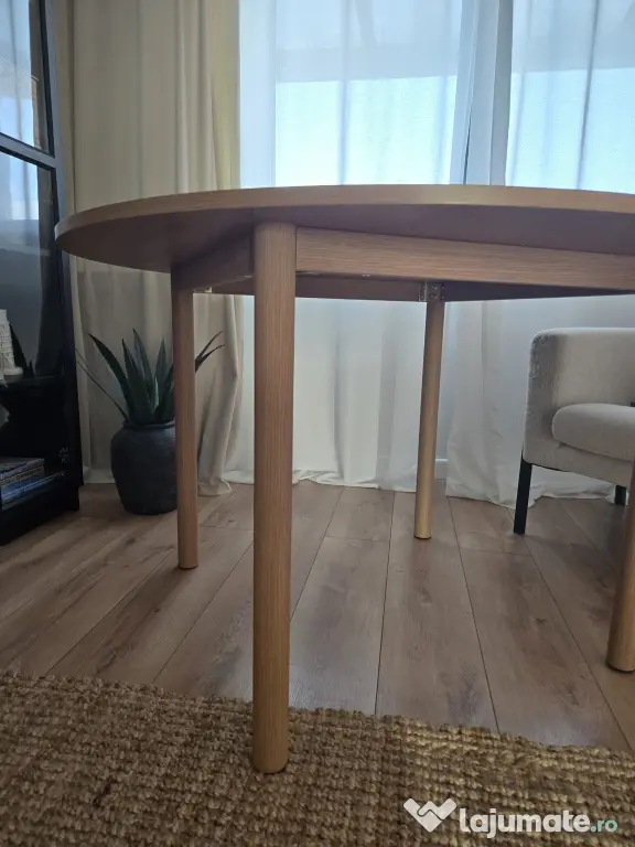 Masa dining rotunda 120 cm