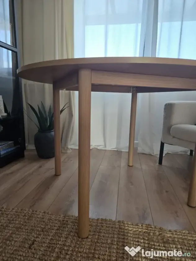 Masa dining rotunda 120 cm