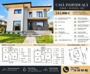 Casă individuală 4 camere 145 mp totali P+1 