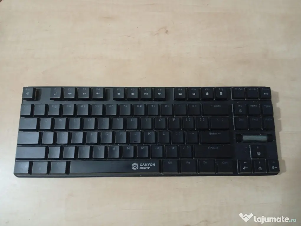 Tastatură Mecanică Gaming Canyon GK-50 TKL RGB (Red Switches)