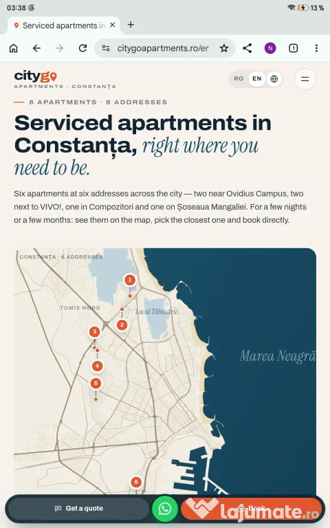 CityGo Apartments -apartamente de inchiriat