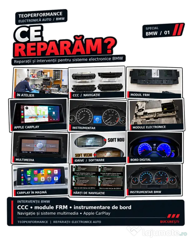 Reparații navigație CCC BMW – Service TeoPerformance
