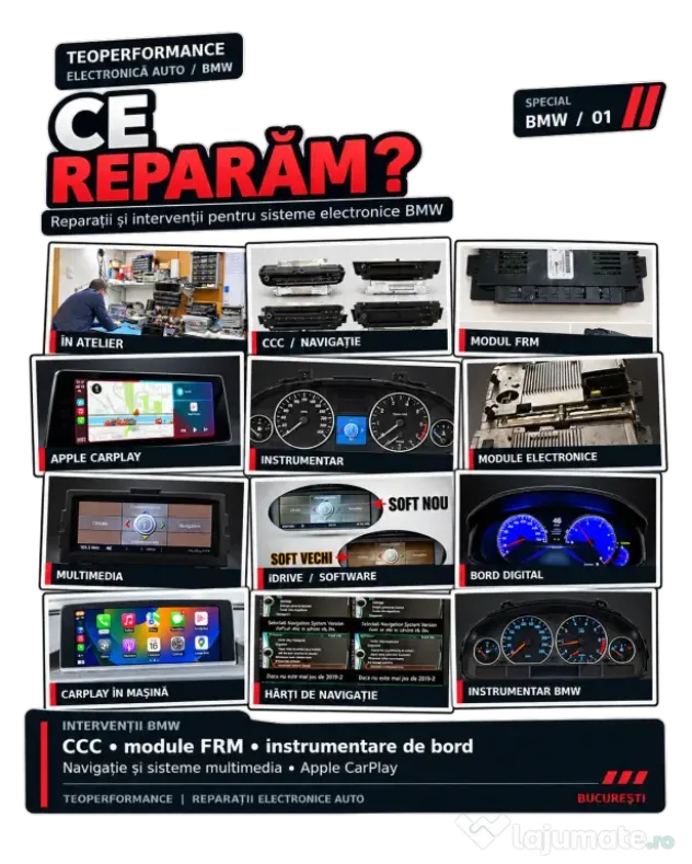 Reparații navigație CCC BMW – Service TeoPerformance