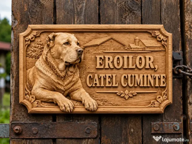 Plăcuță număr casă / stradală personalizată – Print 3D 50 lei