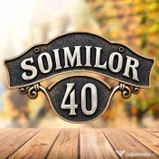 Plăcuță număr casă / stradală personalizată – Print 3D 50 lei