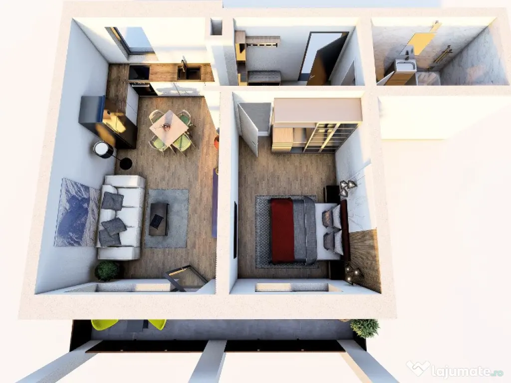 Studio 50mp+terasa generoasa in transe pana la finalizare