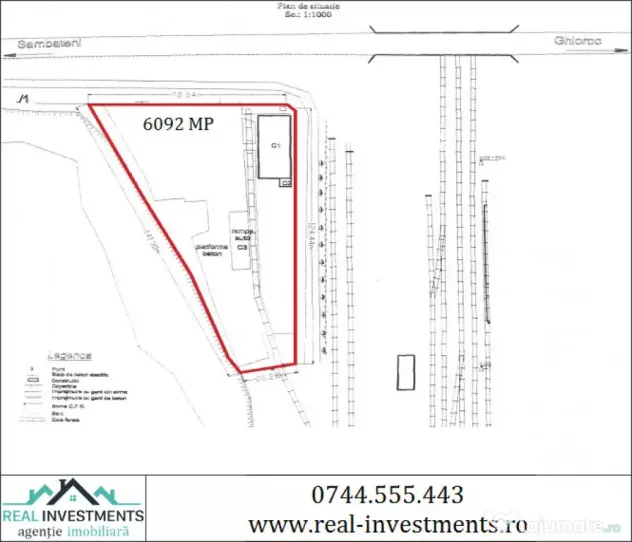 Teren 6092 mp. in Ghioroc - ID : RH-16346-property