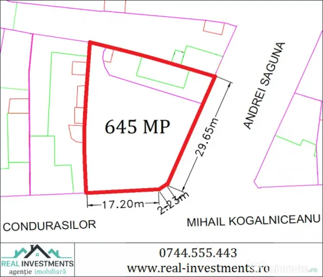 Teren 645 mp. zona Parneava - ID : RH-18496-property