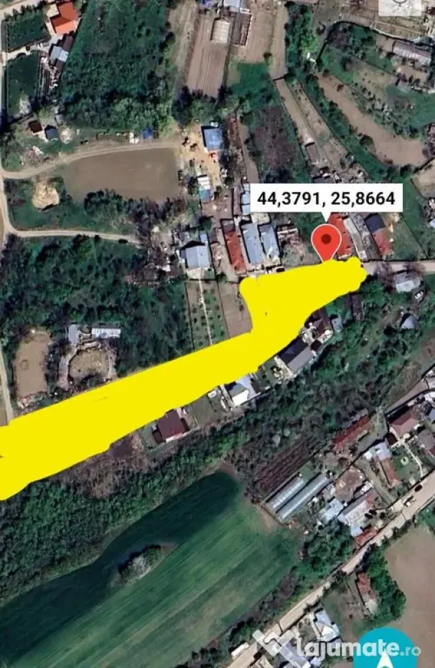 Teren intravilan 2927 mp - com. Domnesti sat Teghes