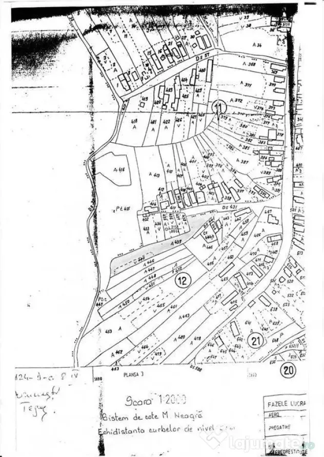 Teren intravilan 2927 mp - com. Domnesti sat Teghes