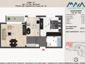 Negru Voda: Apartament 2 Camere, Finisaje Premium, Langa Pad 