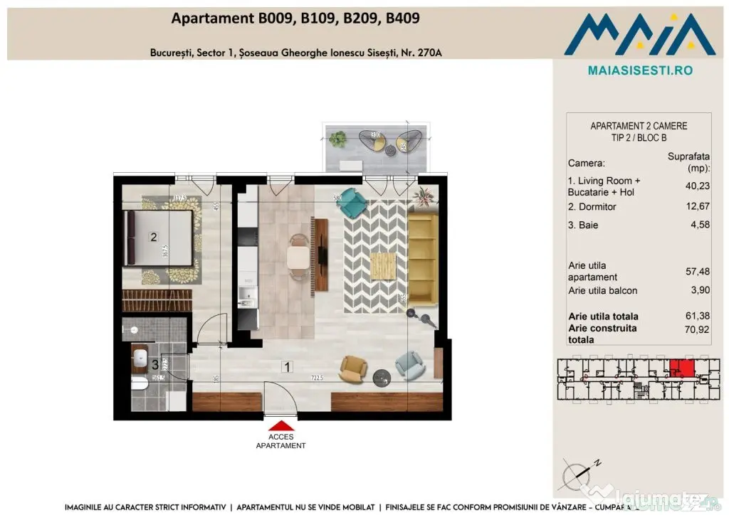 2 CAMERE | FINISAJE PREMIUM | BANEASA | SECTOR 1 BUCURESTI | - Bucuresti (Bucuresti-Ilfov)