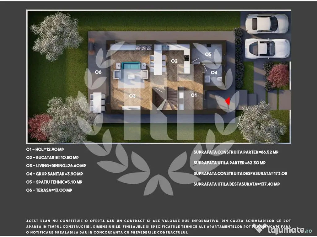 VILA INDIVIDUALA TUNARI TVA 0