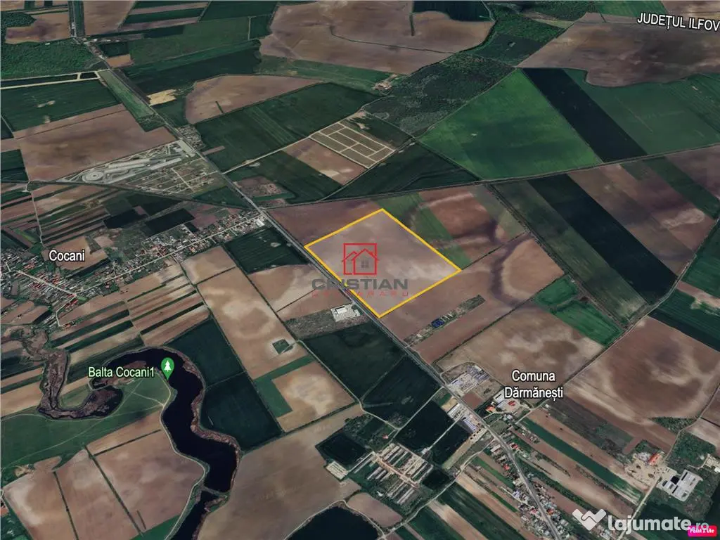 Teren intravilan Crevedia - Cocani - DN1 A, Dambovita