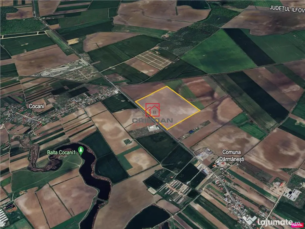 Teren intravilan Crevedia - Cocani - DN1 A, Dambovita