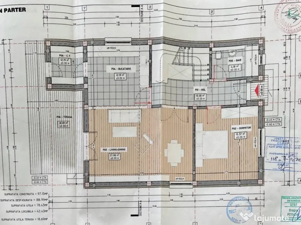 Casa singulara, 5 camere, 350 mp teren, granita Bragadiru-Cornetu