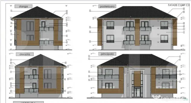 Apartament 3 camere, 51 mp, gradina ~200mp, zona primarie Ap