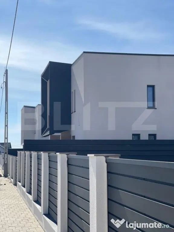 Casă nouă cu design modern 120 mp, 400mp teren,zona Moara