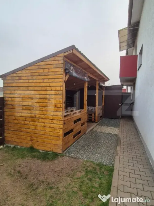 Duplex cu 4 camere, mobilat si utilat, 210 mp de teren, zona