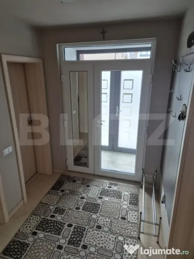 Duplex cu 4 camere, mobilat si utilat, 210 mp de teren, zona