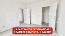 Apartament decomandat cu 2 camere + balcon,1 loc de parcare,