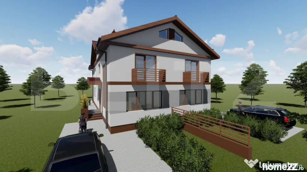Duplex 4 camere, 140 mp utili, suprafata teren 300 mp, Giroc - Giroc (Timis)