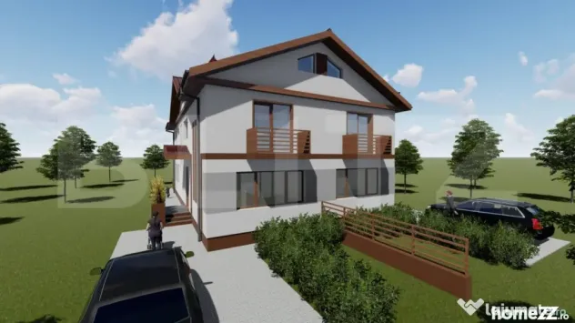 Duplex 4 camere, 140 mp utili, suprafata teren 300 mp, Giroc - Giroc (Timis)