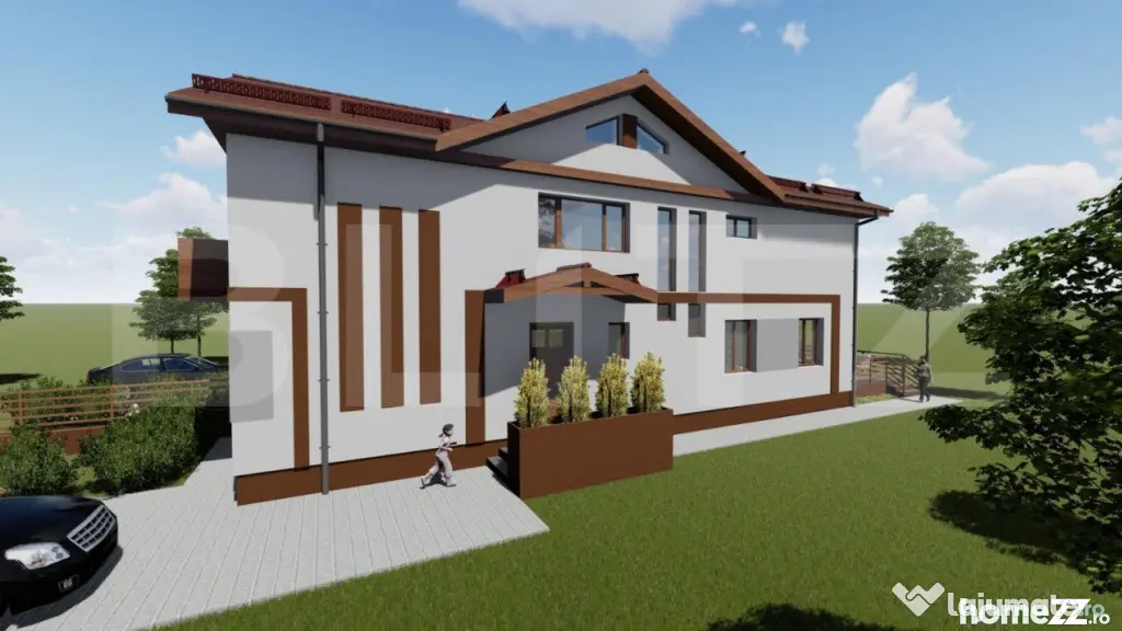 Duplex 4 camere, 140 mp utili, suprafata teren 300 mp, Giroc - Giroc (Timis)