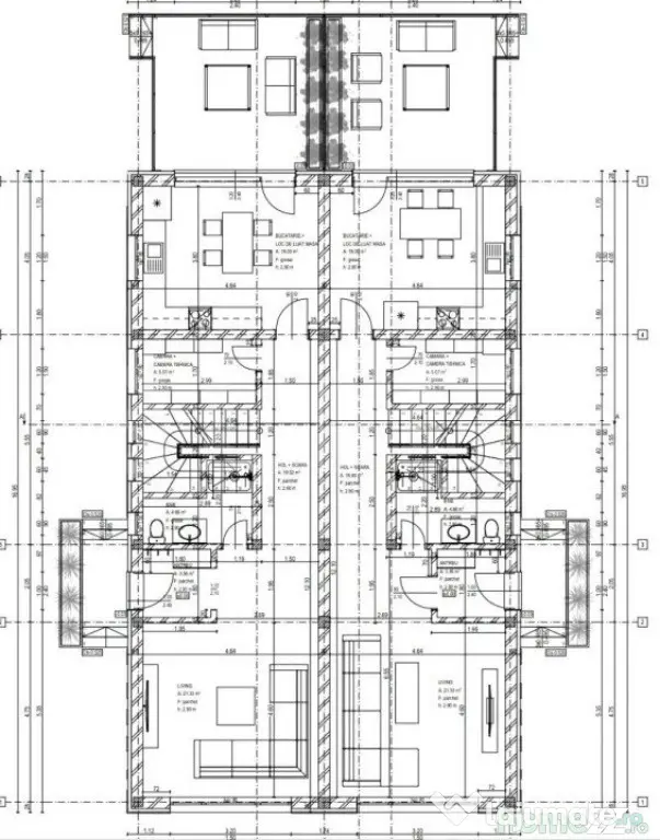 Duplex 4 camere, 140 mp utili, suprafata teren 300 mp, Giroc - Giroc (Timis)