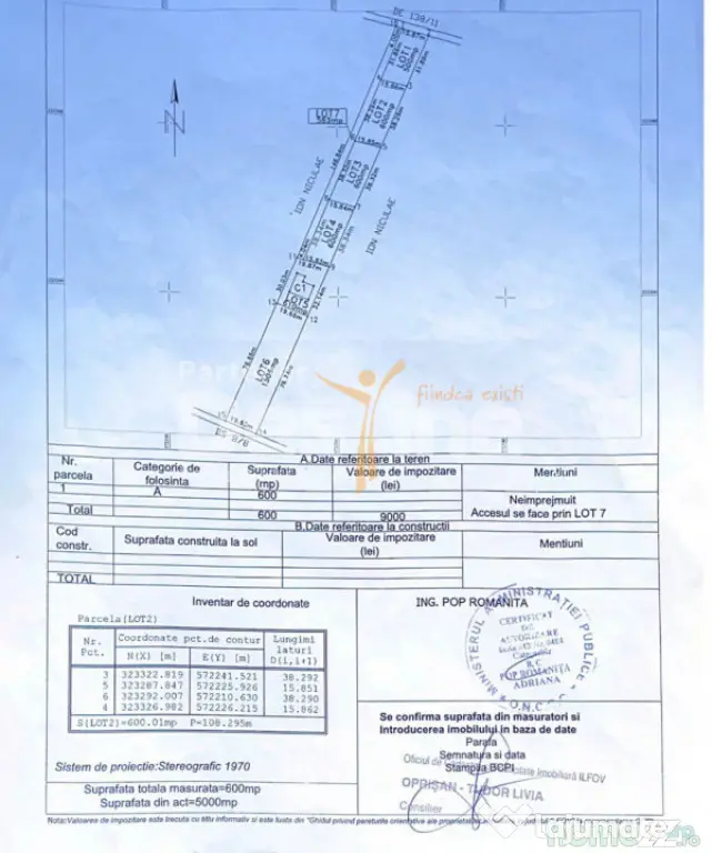 TEREN DE VANZARE DOMNESTI, 600 mp