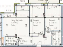 Apartament de 3 camere, semidecomandat, bloc nou, zona Pod I