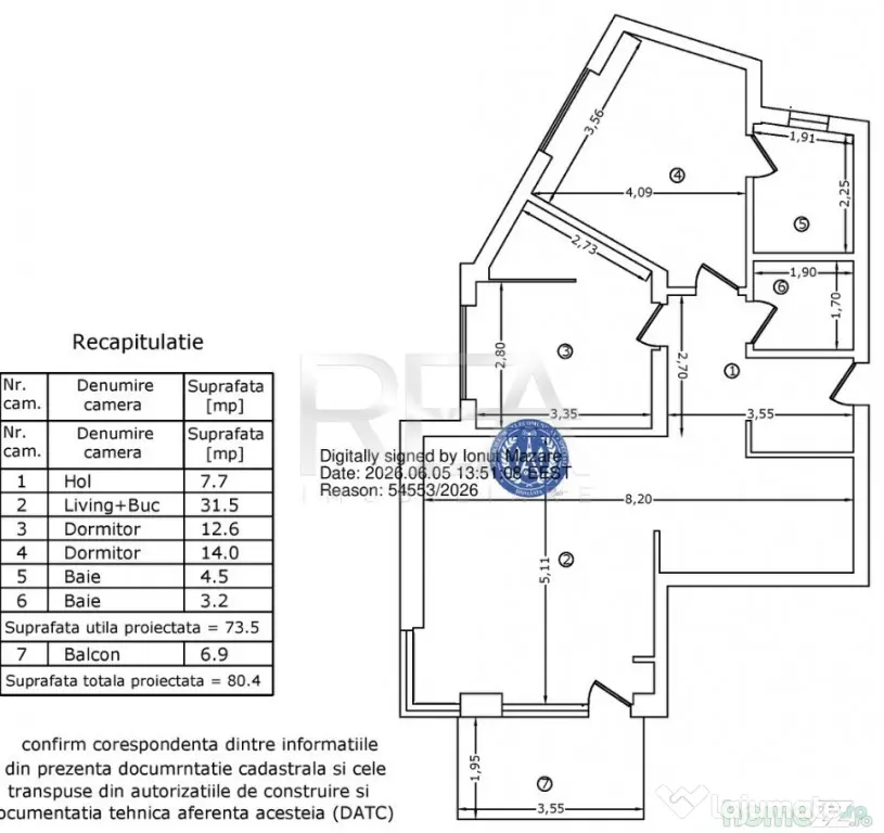 3 camere Ultracentral la 8 minute de Metrou - Bucuresti (Bucuresti-Ilfov)