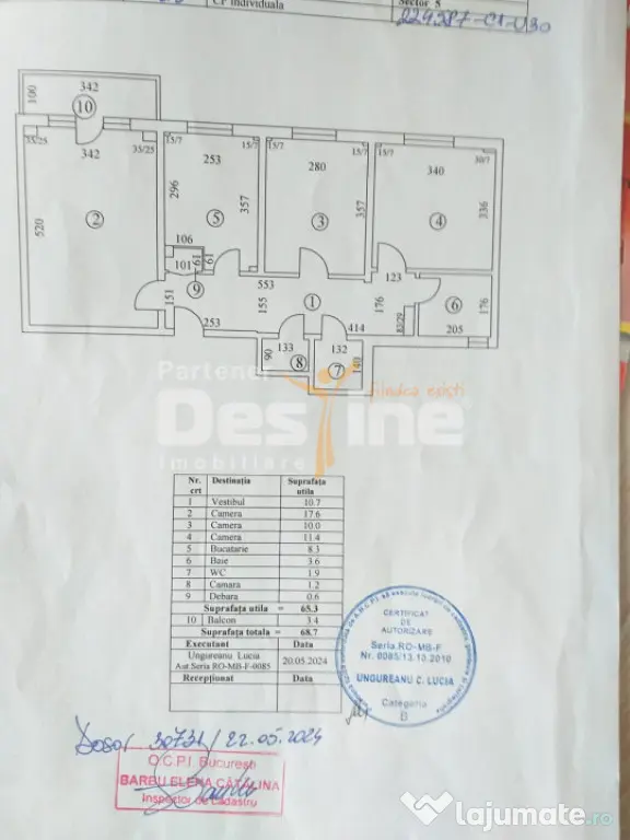 APARTAMENT 3 CAMERE RAHOVA, SLT POPA